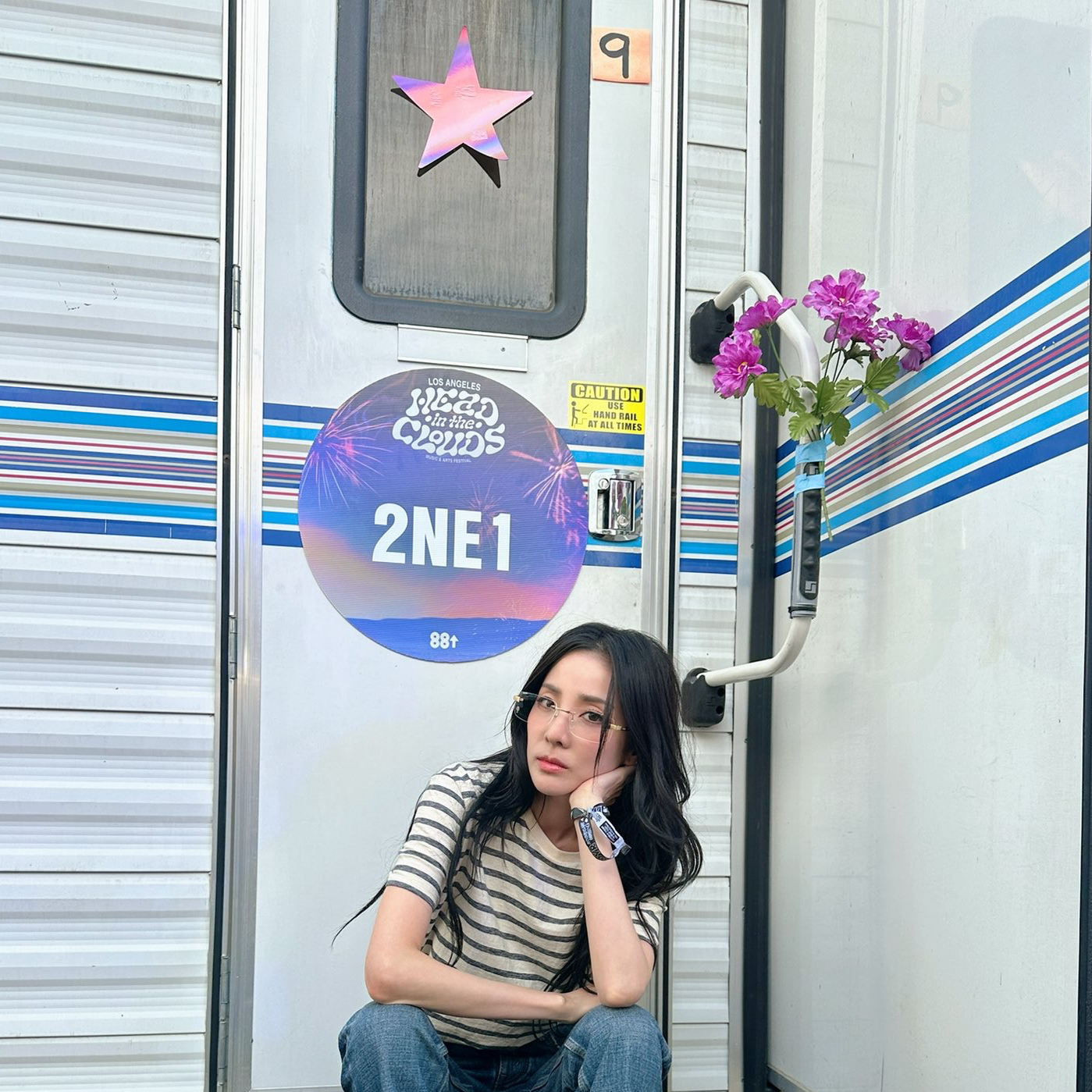 A moment captured by Sandara Park (2NE1)'s fan