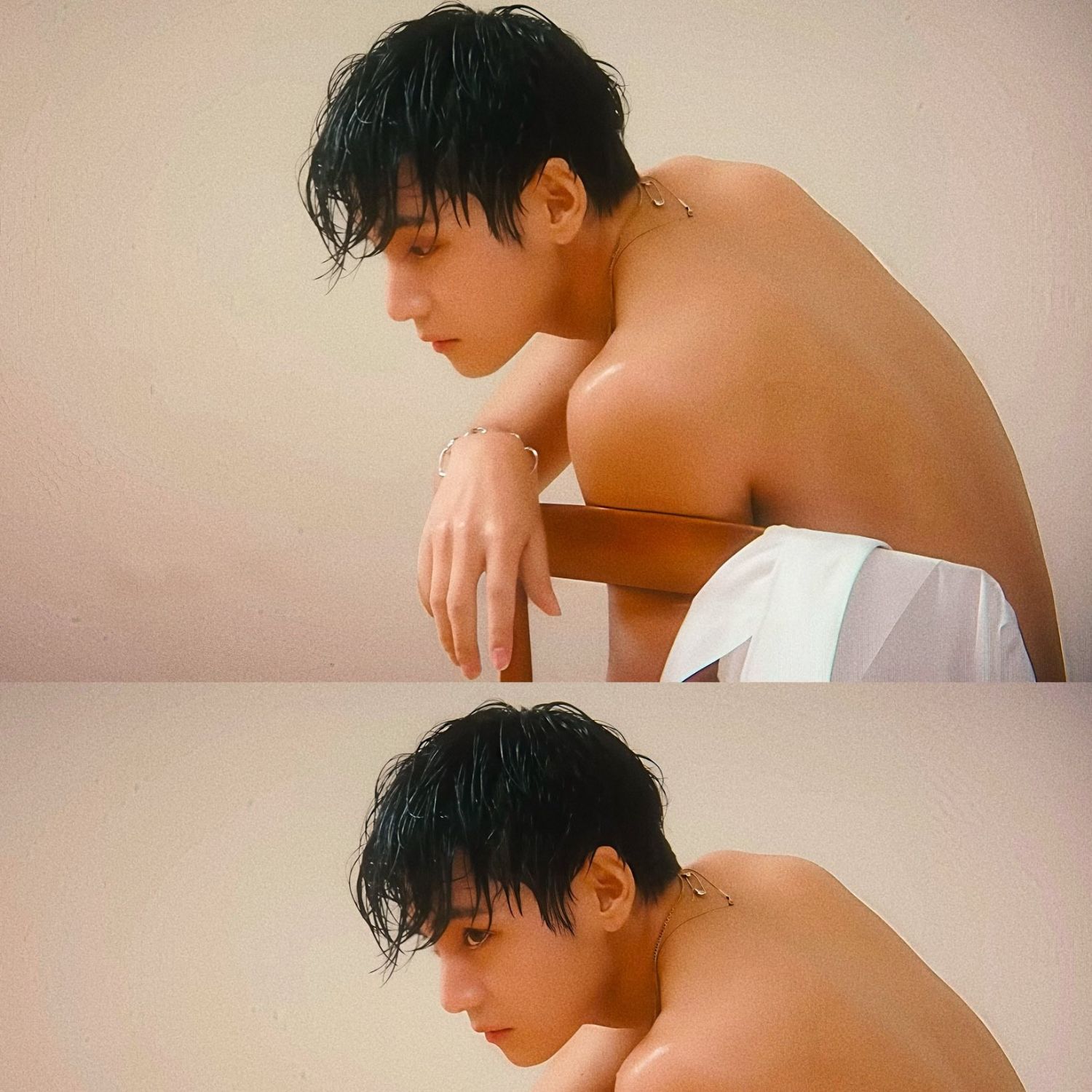 A moment captured by V (BTS)'s fan