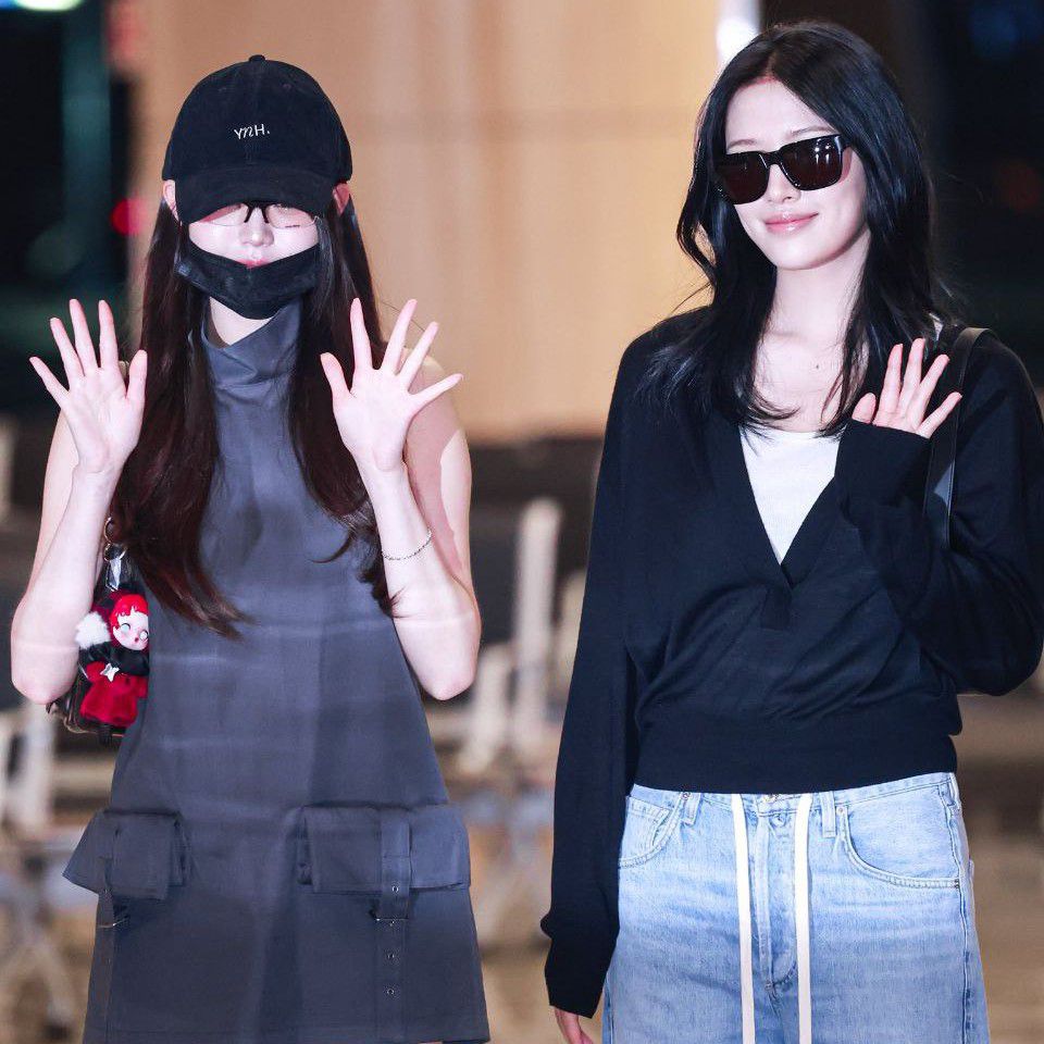 A moment captured by An Yujin (IVE)'s fan