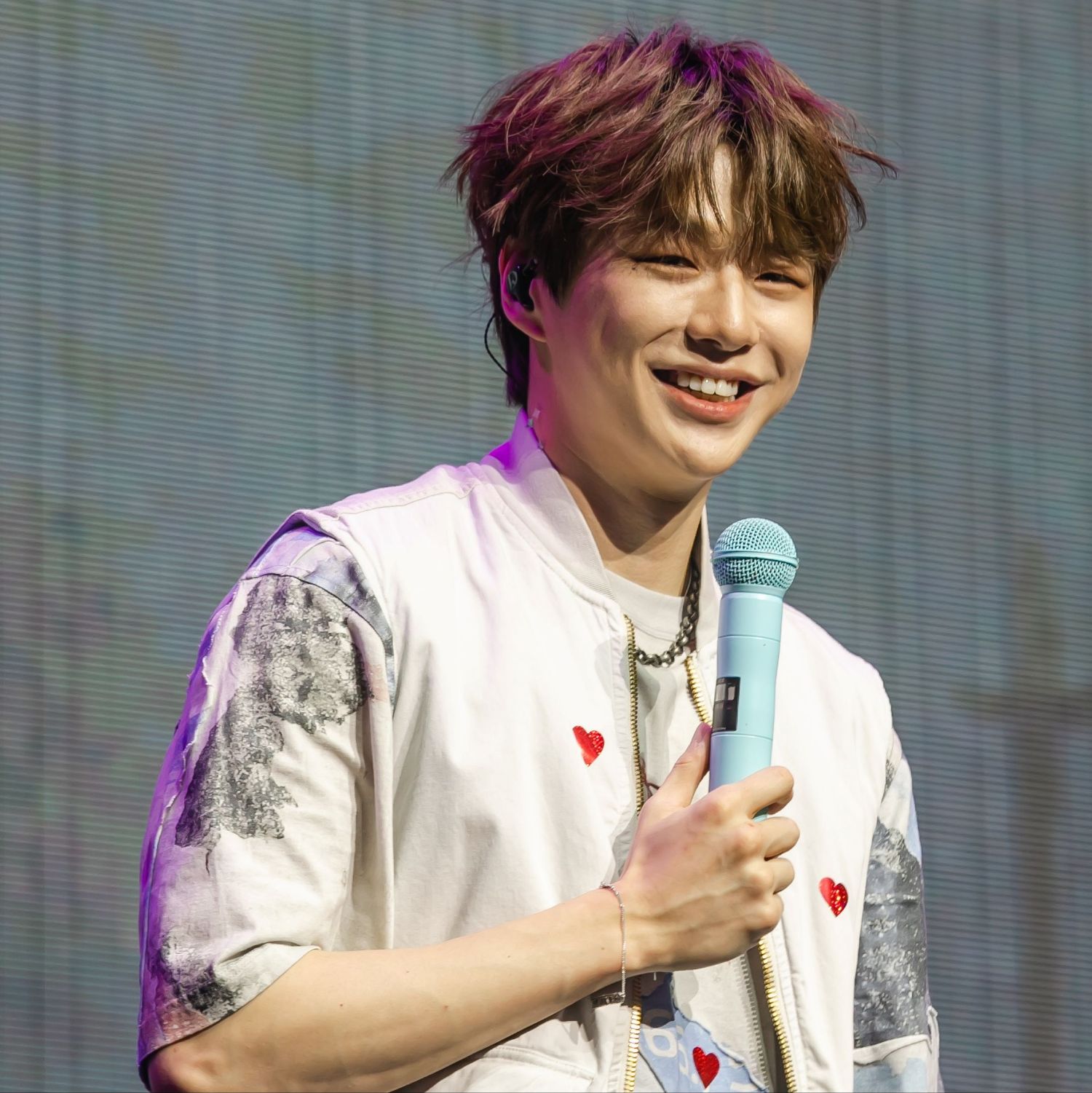 A moment captured by Kang Daniel's fan