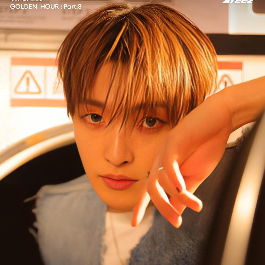 Recent activity shot of Hongjoong (ATEEZ)