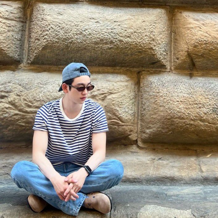 Recent activity shot of Jinyoung (GOT7)