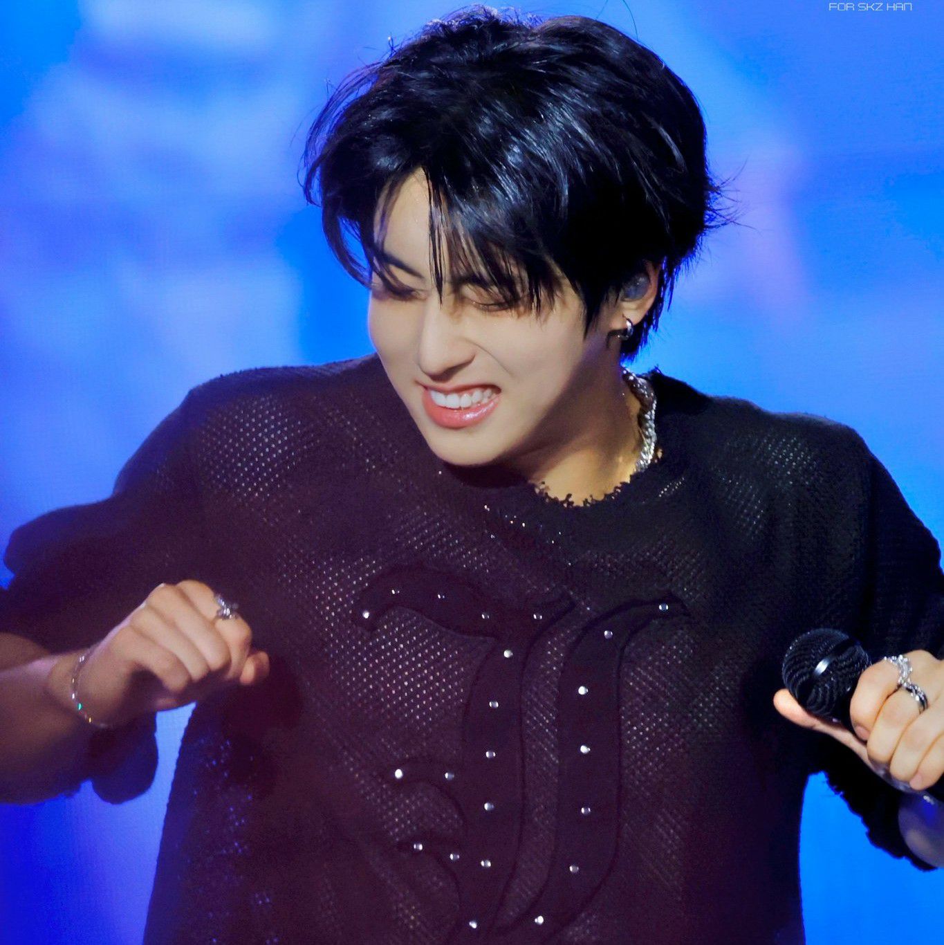 A moment captured by HAN (Stray Kids)'s fan