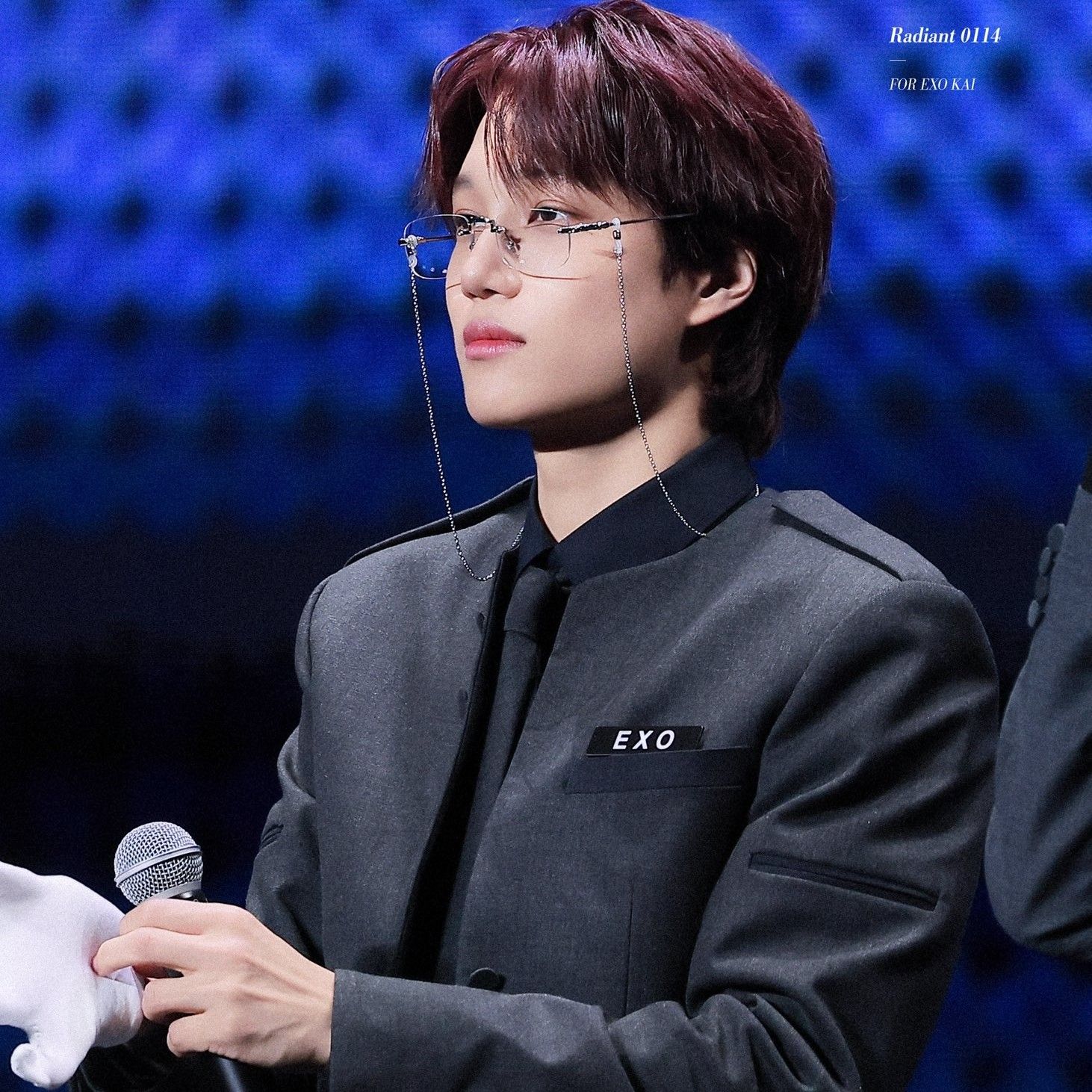 Recent activity shot of Kai (EXO)