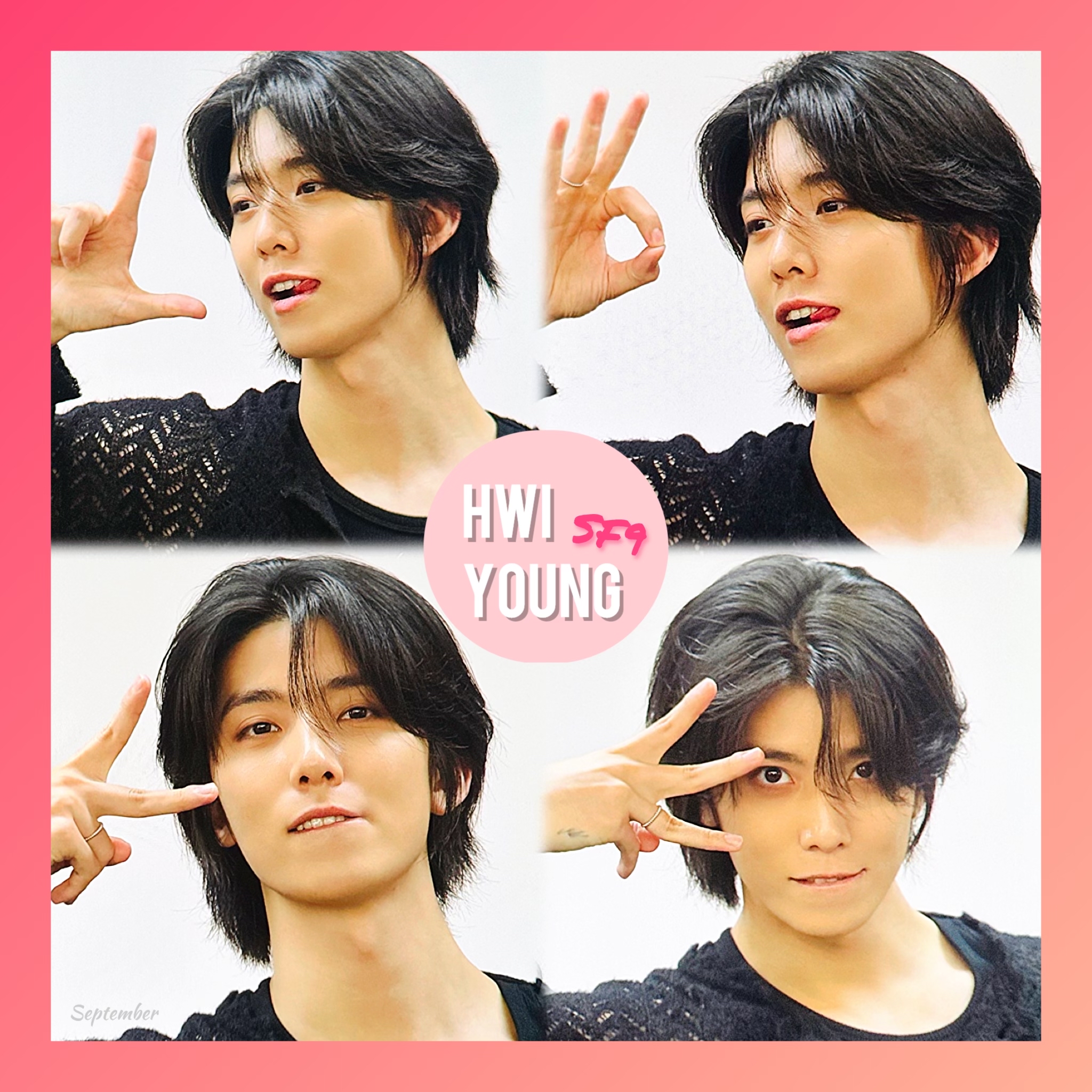 Recent activity shot of Hwiyoung (SF9)
