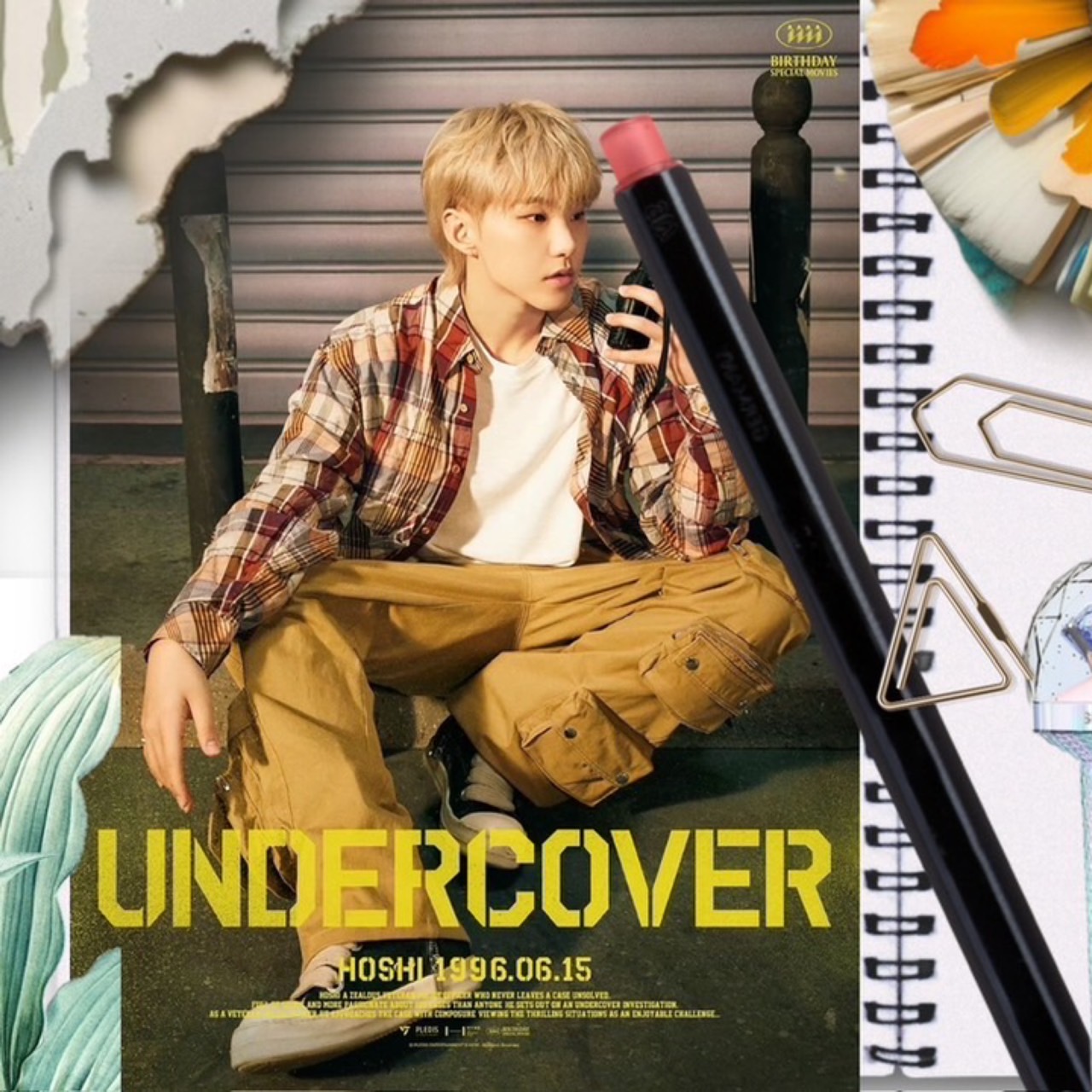 Recent activity shot of Hoshi (SEVENTEEN)