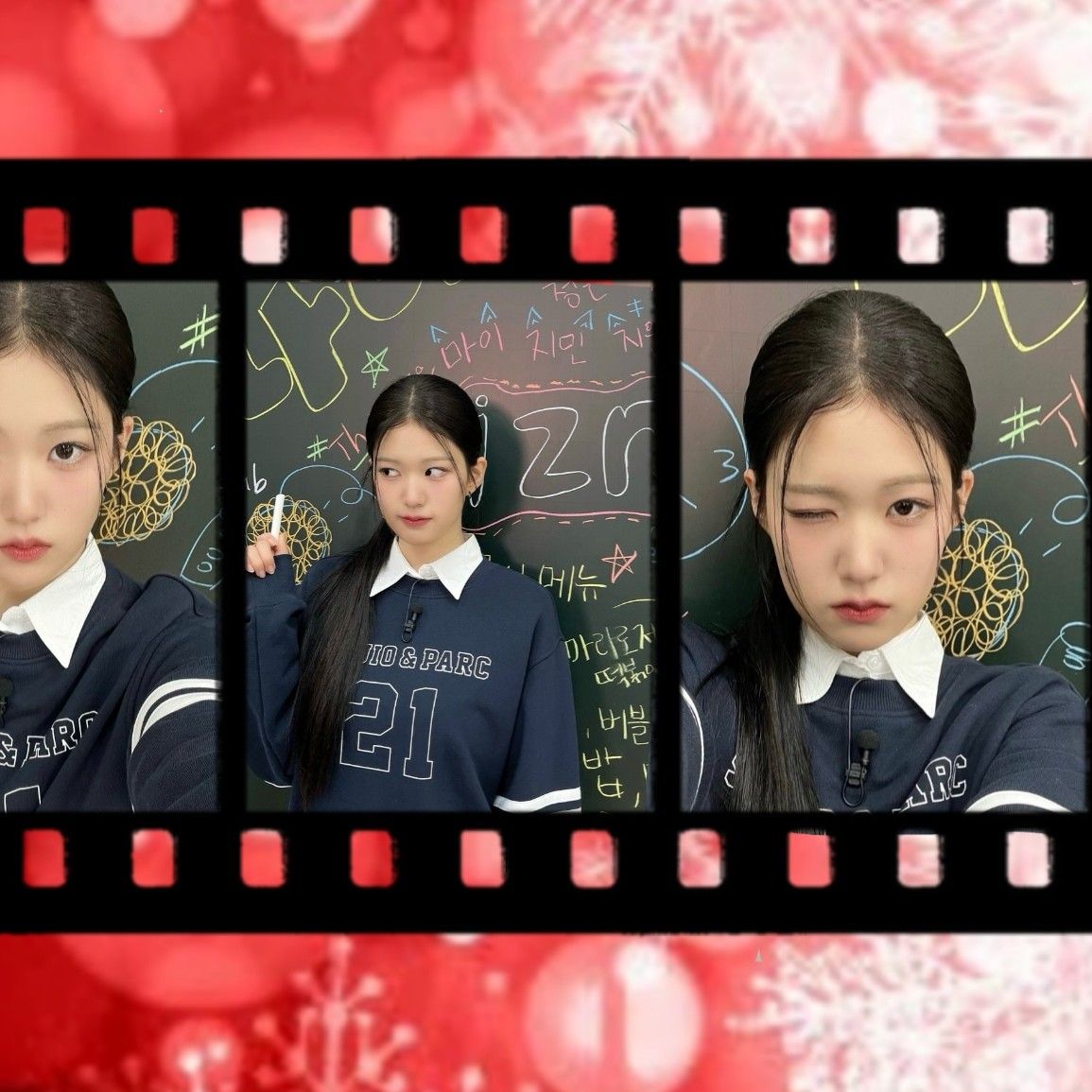 Behind-the-scenes cut of Yoon Jiyoon (izna)
