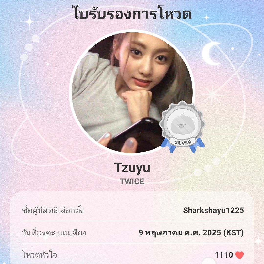 Recent activity shot of Tzuyu (TWICE)