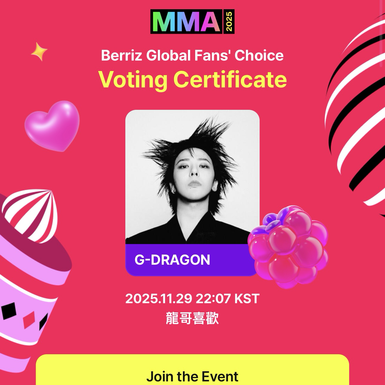 Latest photo of G-DRAGON (BIGBANG)