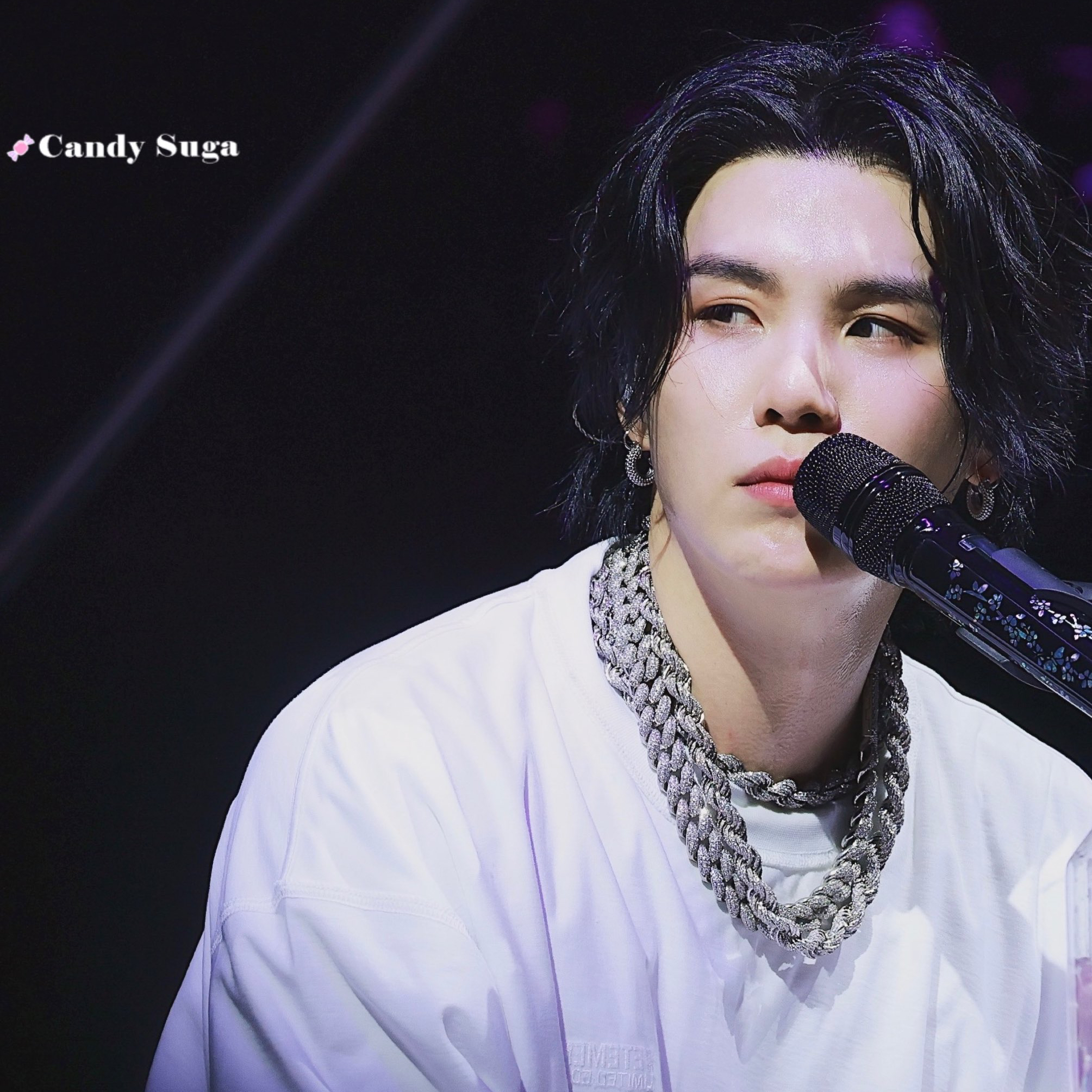 A moment captured by SUGA (BTS)'s fan