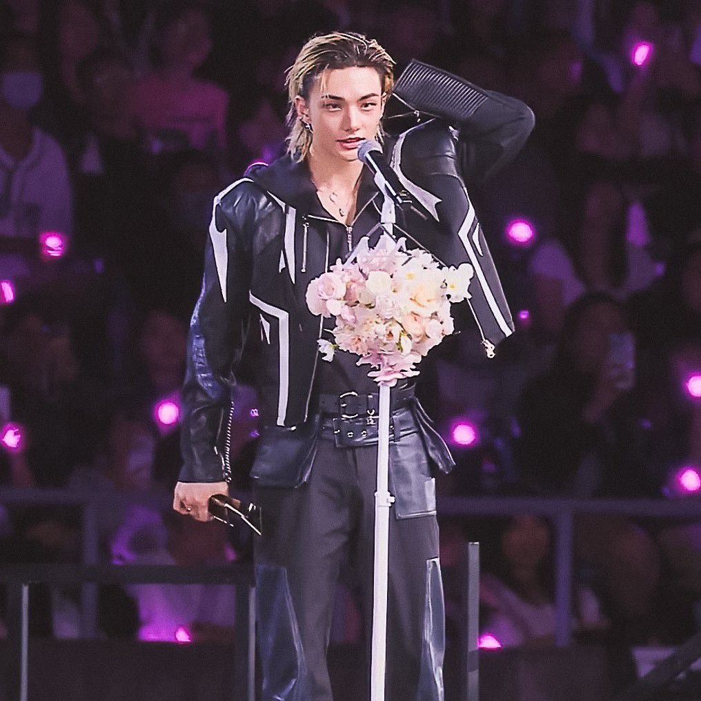 Recent activity shot of Hyunjin (Stray Kids)