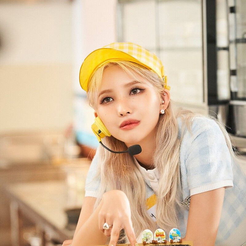 A moment captured by Soyeon (i-dle)'s fan