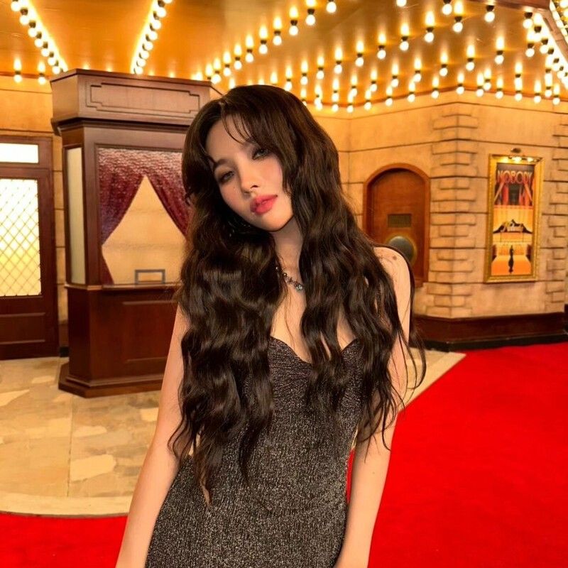 Recent activity shot of Soyeon (i-dle)