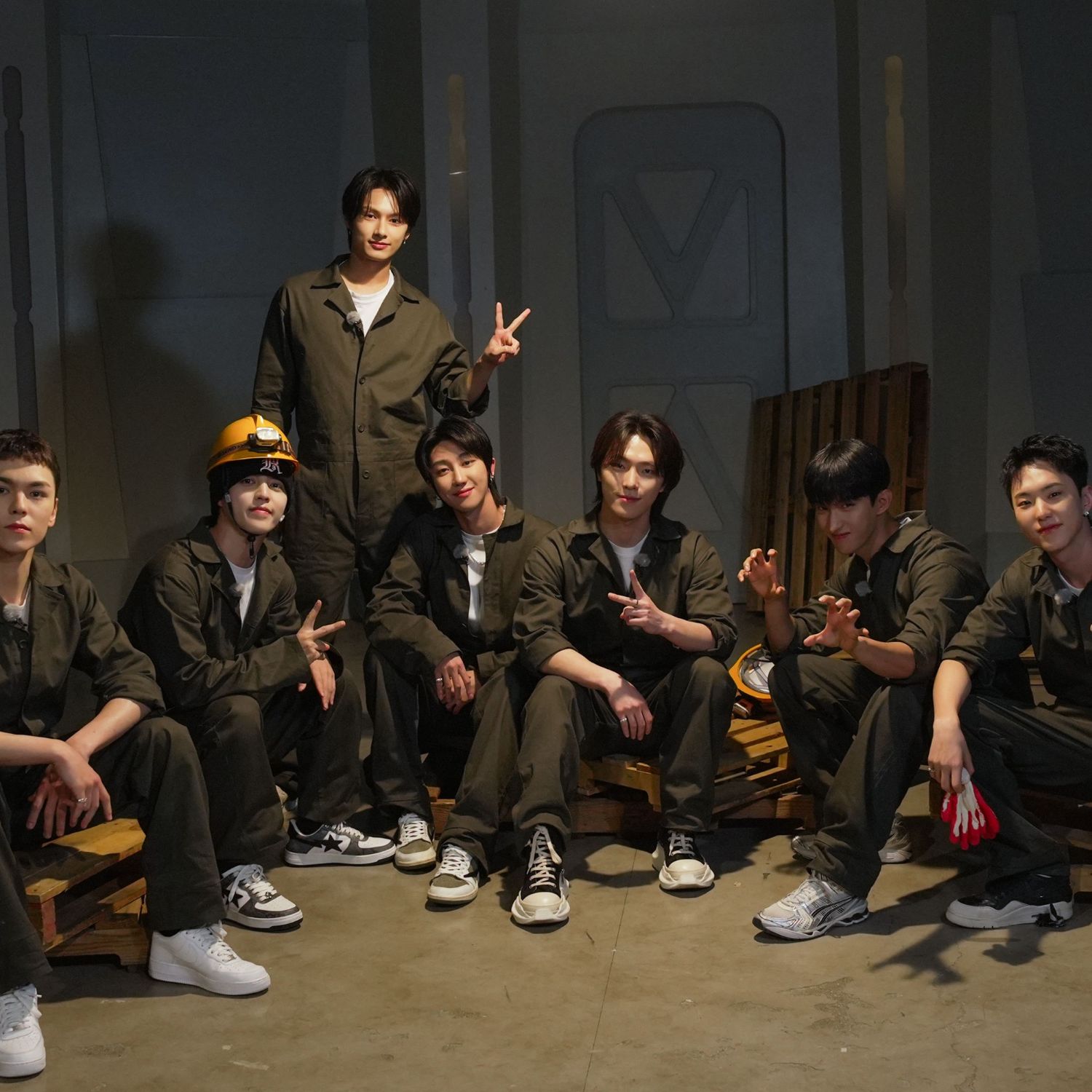 Recent activity shot of SEVENTEEN