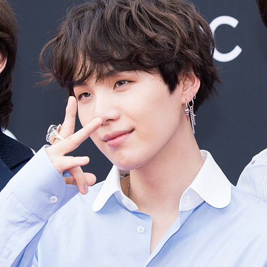 Recent activity shot of SUGA (BTS)