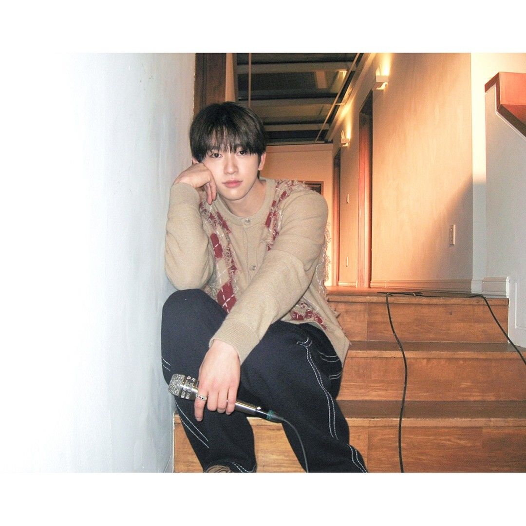 Recent activity shot of Jinyoung (GOT7)