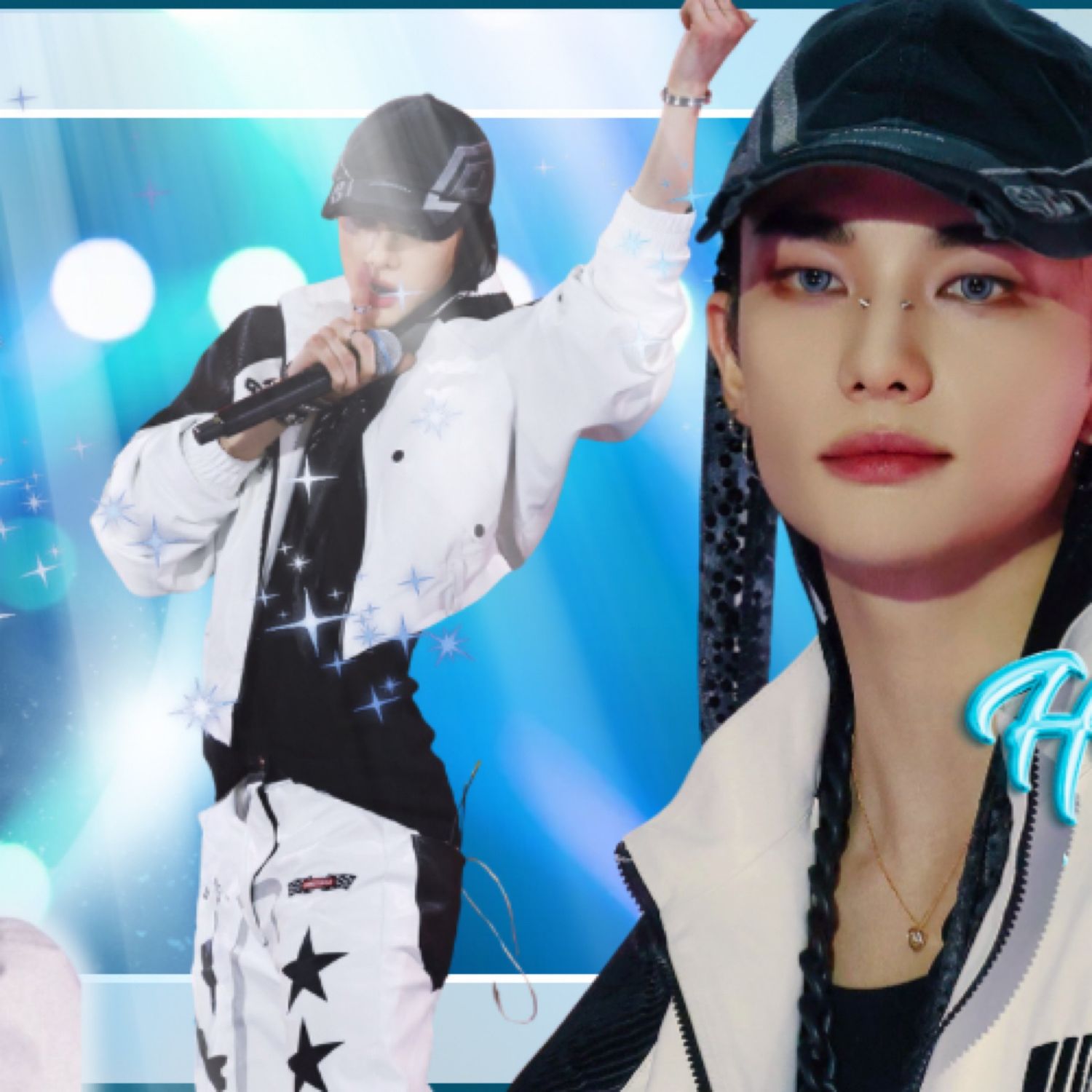 Behind-the-scenes cut of Hyunjin (Stray Kids)
