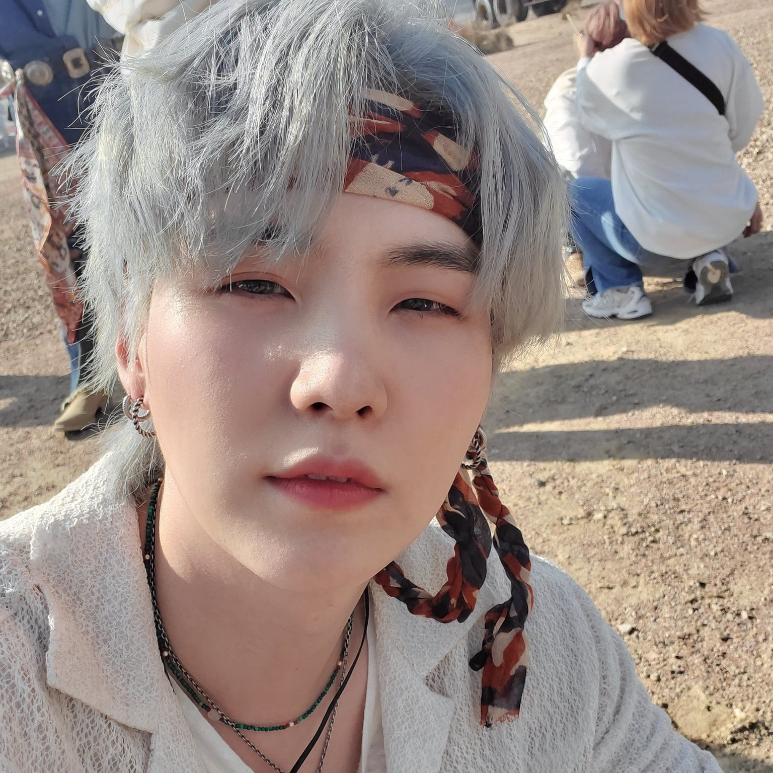 SUGA (BTS)の舞台裏ショット