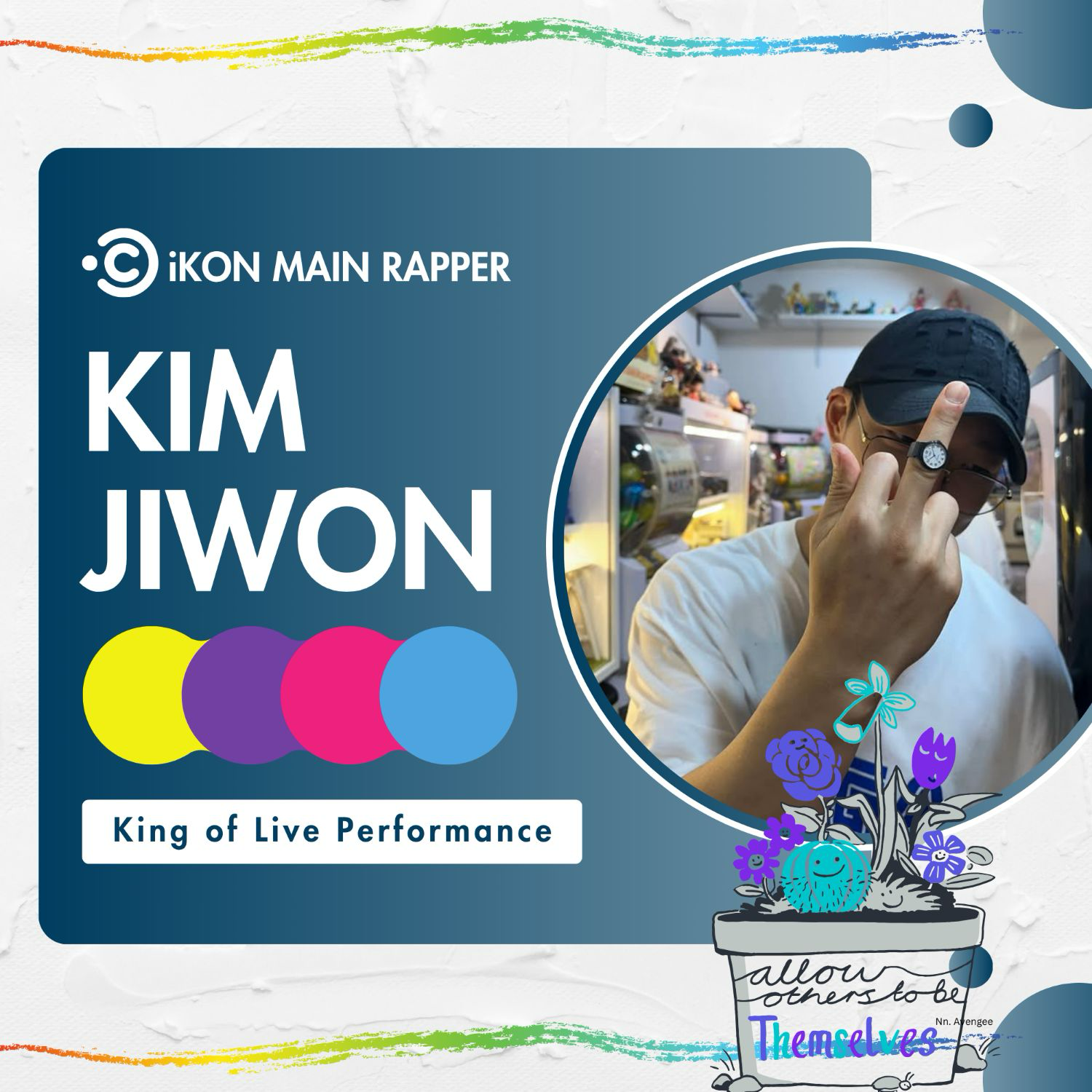Recent activity shot of BOBBY (iKON)