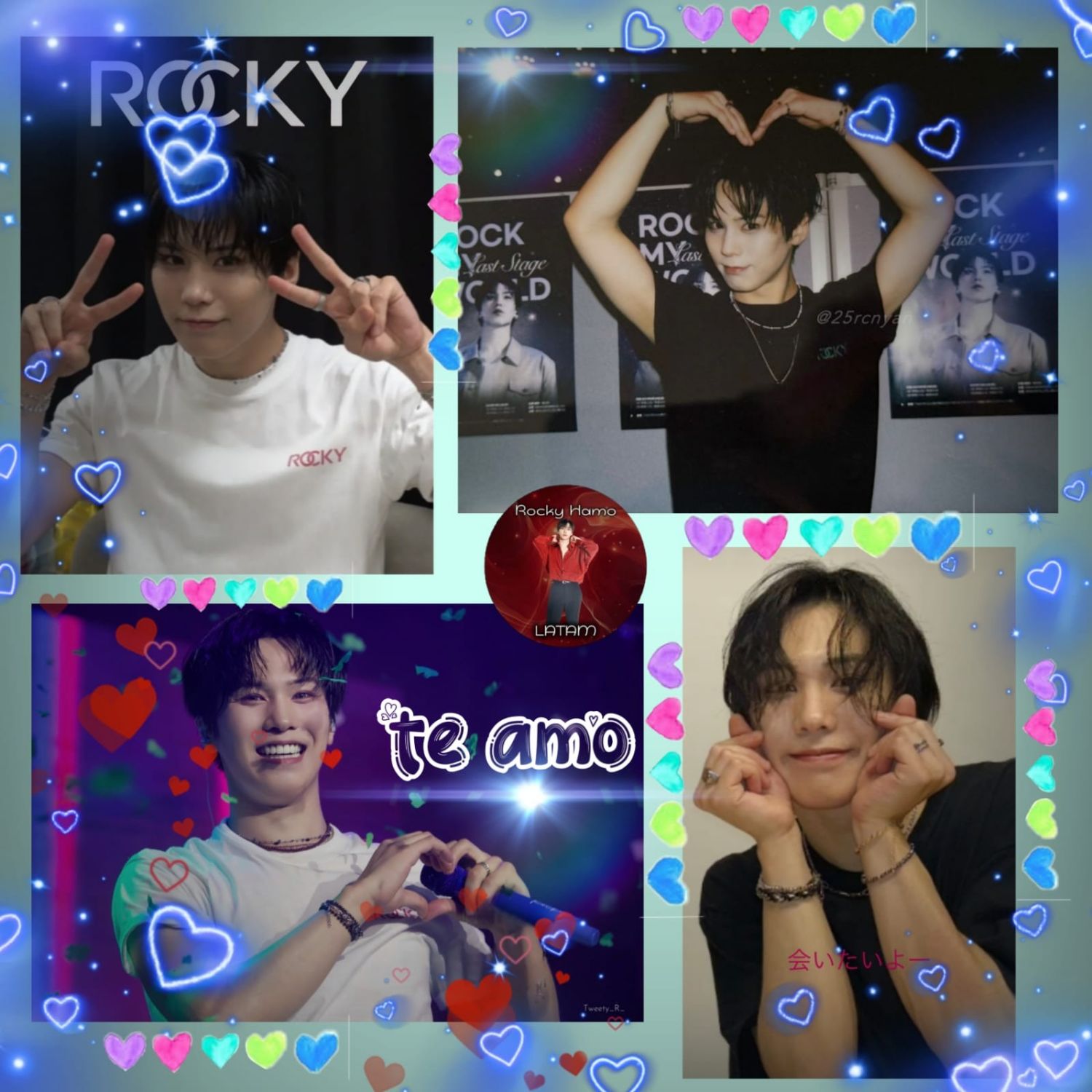 A moment captured by Rocky's fan