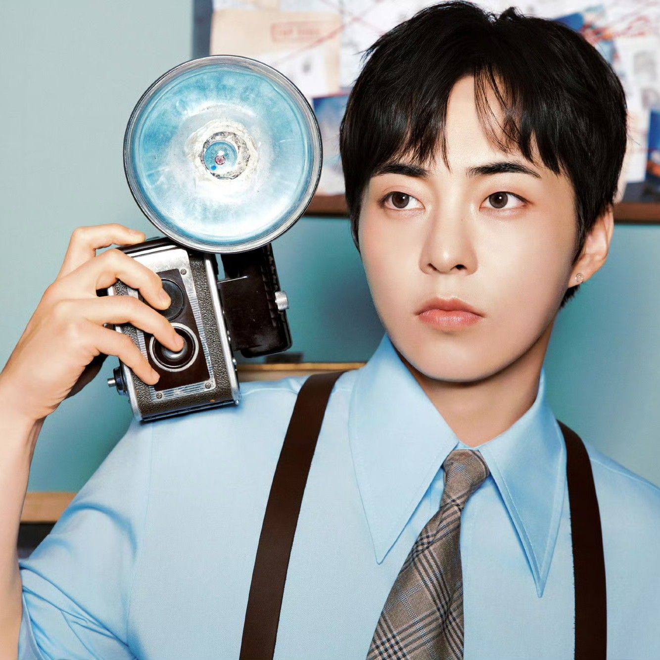A moment captured by Xiumin (EXO)'s fan