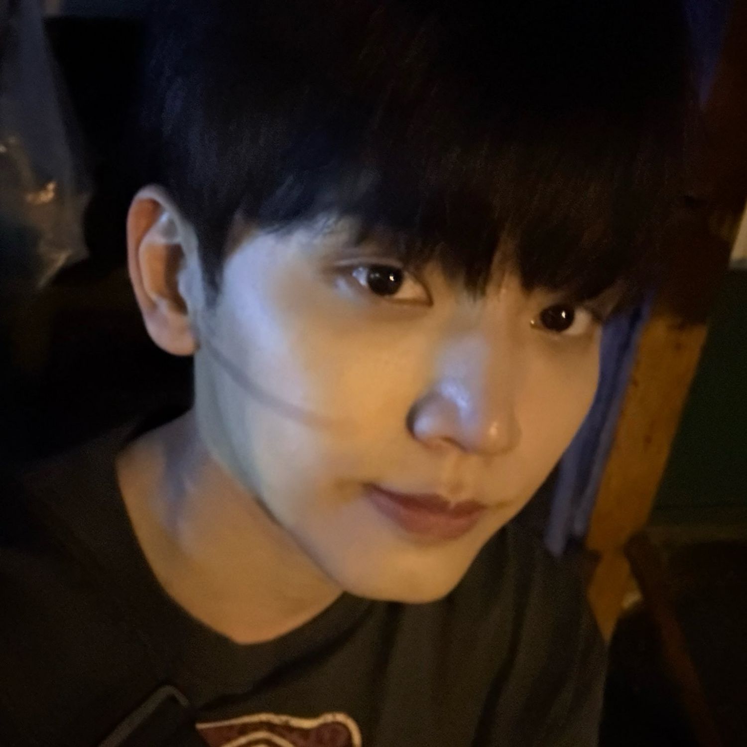Recent activity shot of HYUK (OMEGA X)