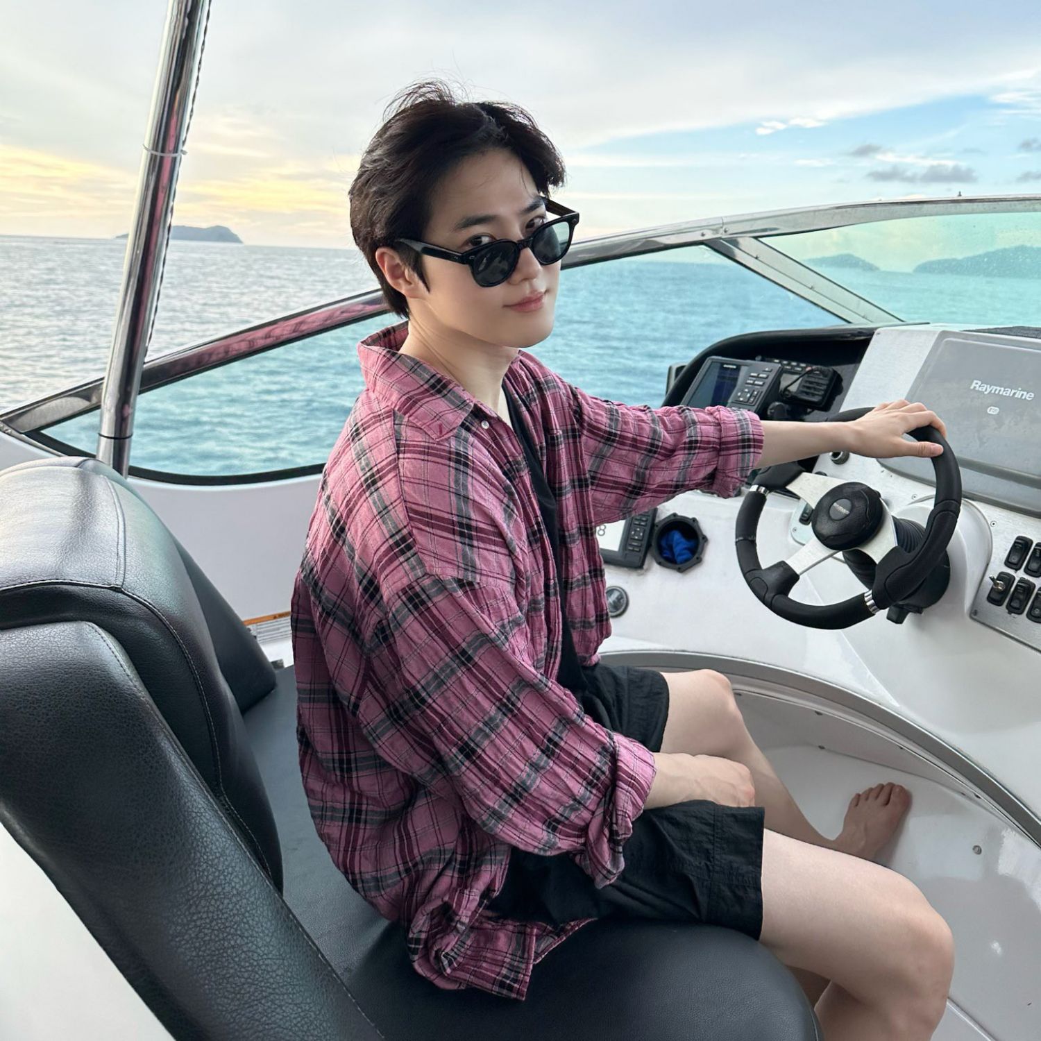 Recent activity shot of Suho (EXO)