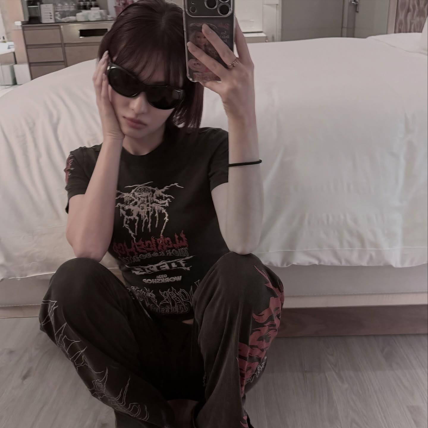 Momen yang diabadikan oleh penggemar Momo (TWICE)