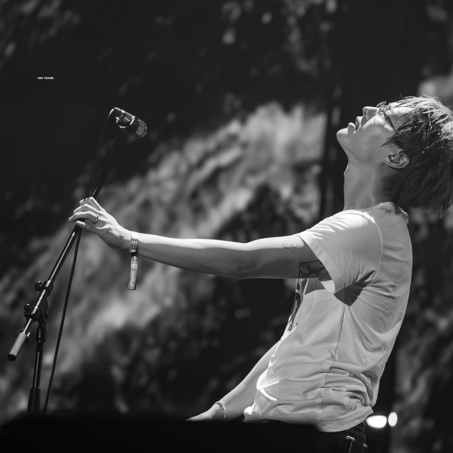 A moment captured by WOODZ's fan