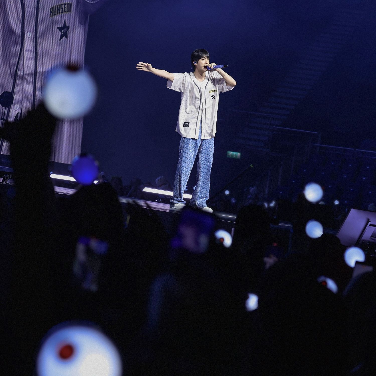 防彈少年團粉絲拍下的瞬間