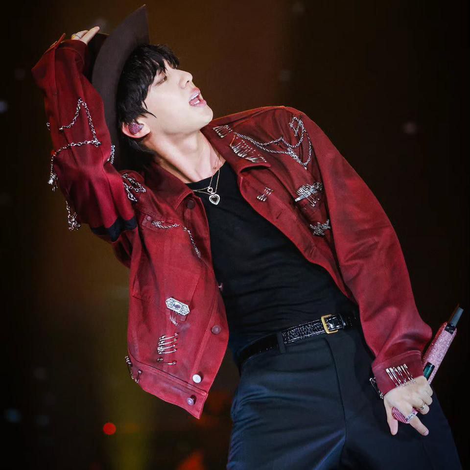 Recent activity shot of Jin (BTS)