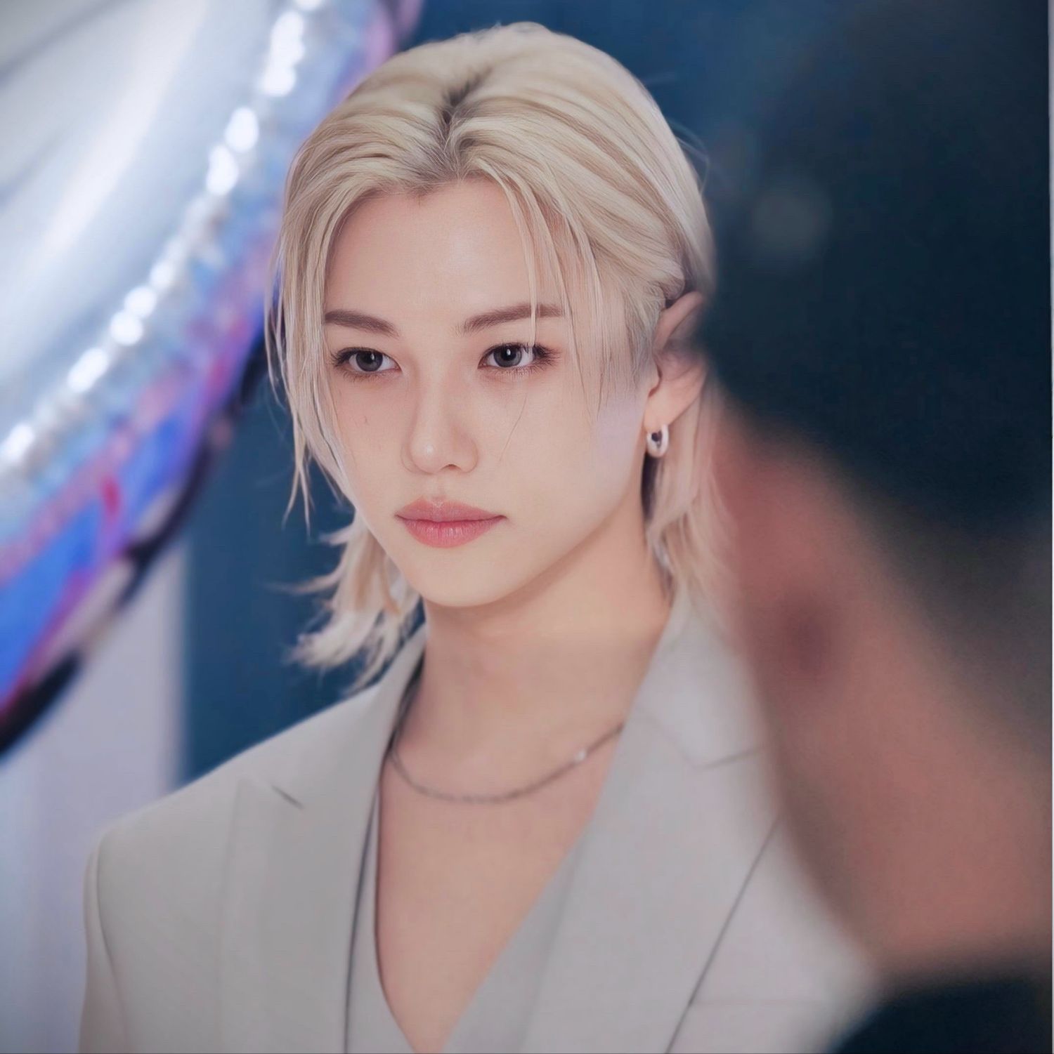 A moment captured by Felix (Stray Kids)'s fan