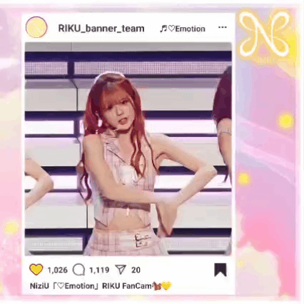 リク (NiziU)の舞台裏ショット