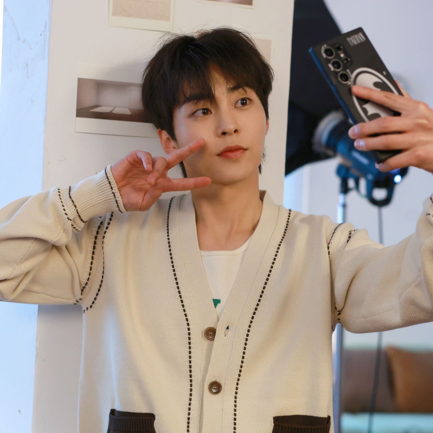 Recent activity shot of Xiumin (EXO)