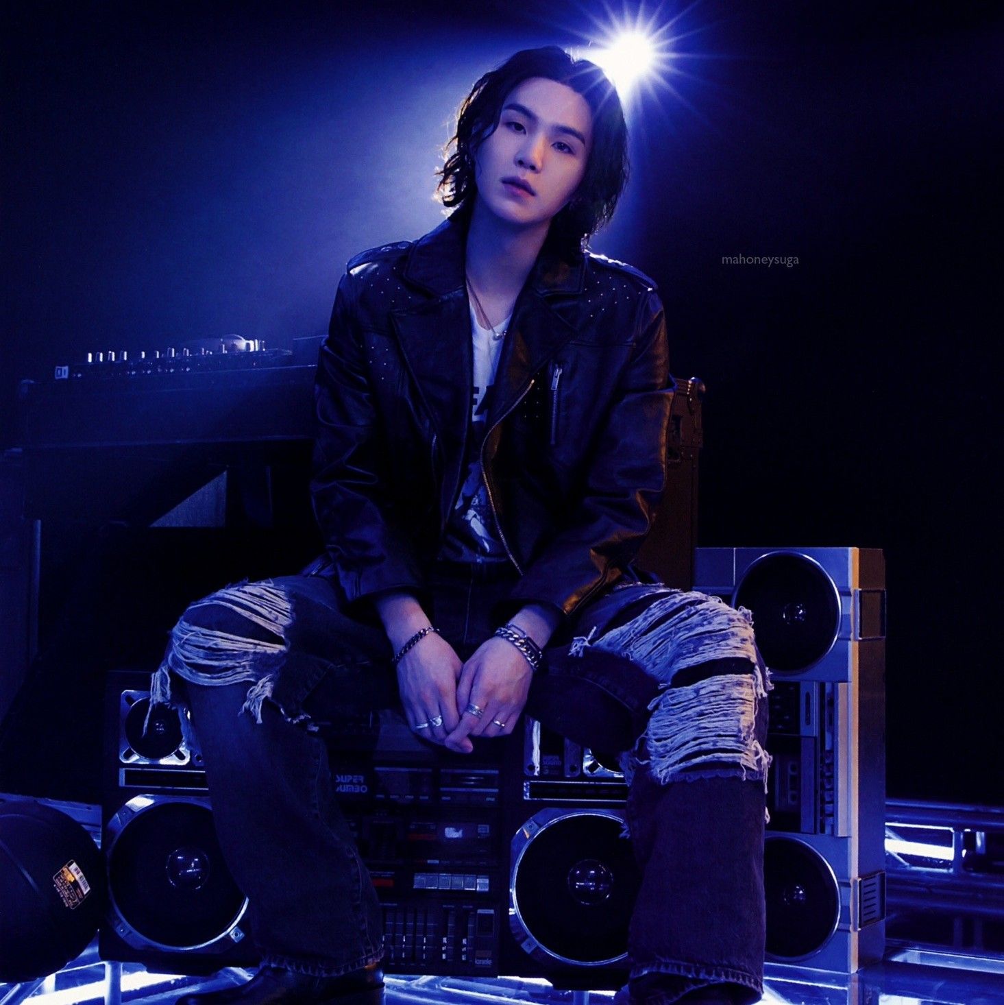 Recent activity shot of SUGA (BTS)