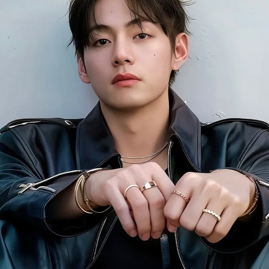 A moment captured by V (BTS)'s fan