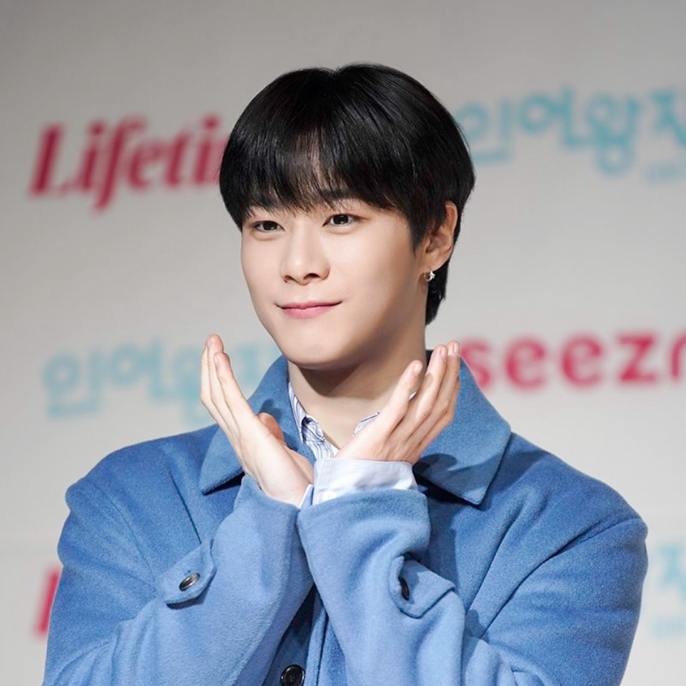 Recent activity shot of Moonbin (ASTRO)