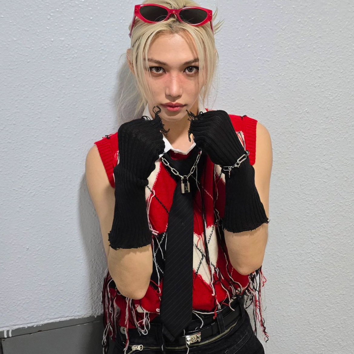 Recent activity shot of Felix (Stray Kids)