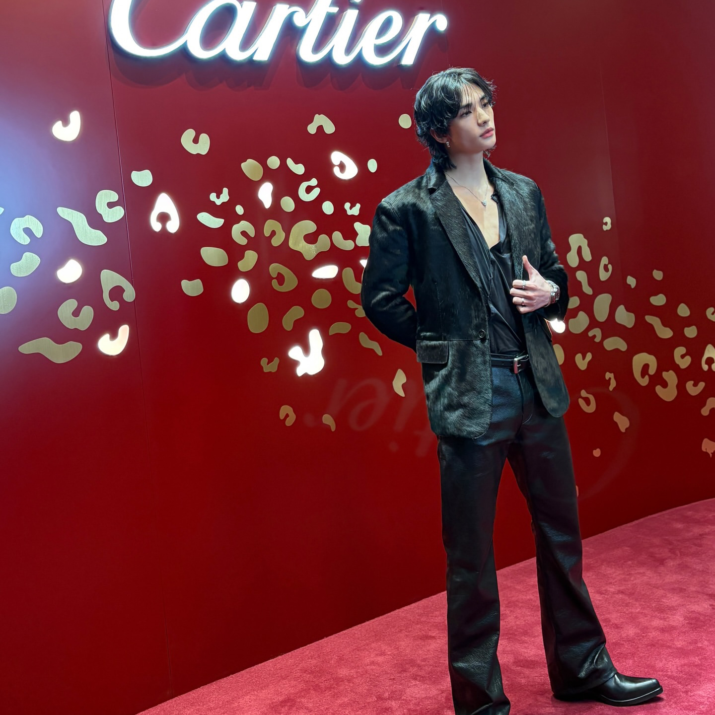 A moment captured by Hyunjin (Stray Kids)'s fan