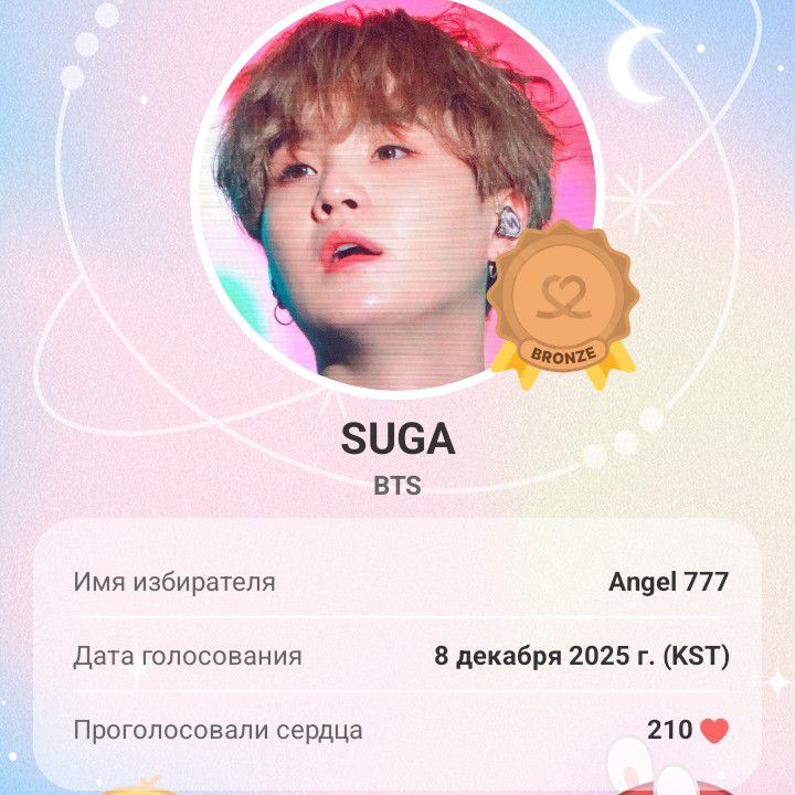 A moment captured by SUGA (BTS)'s fan