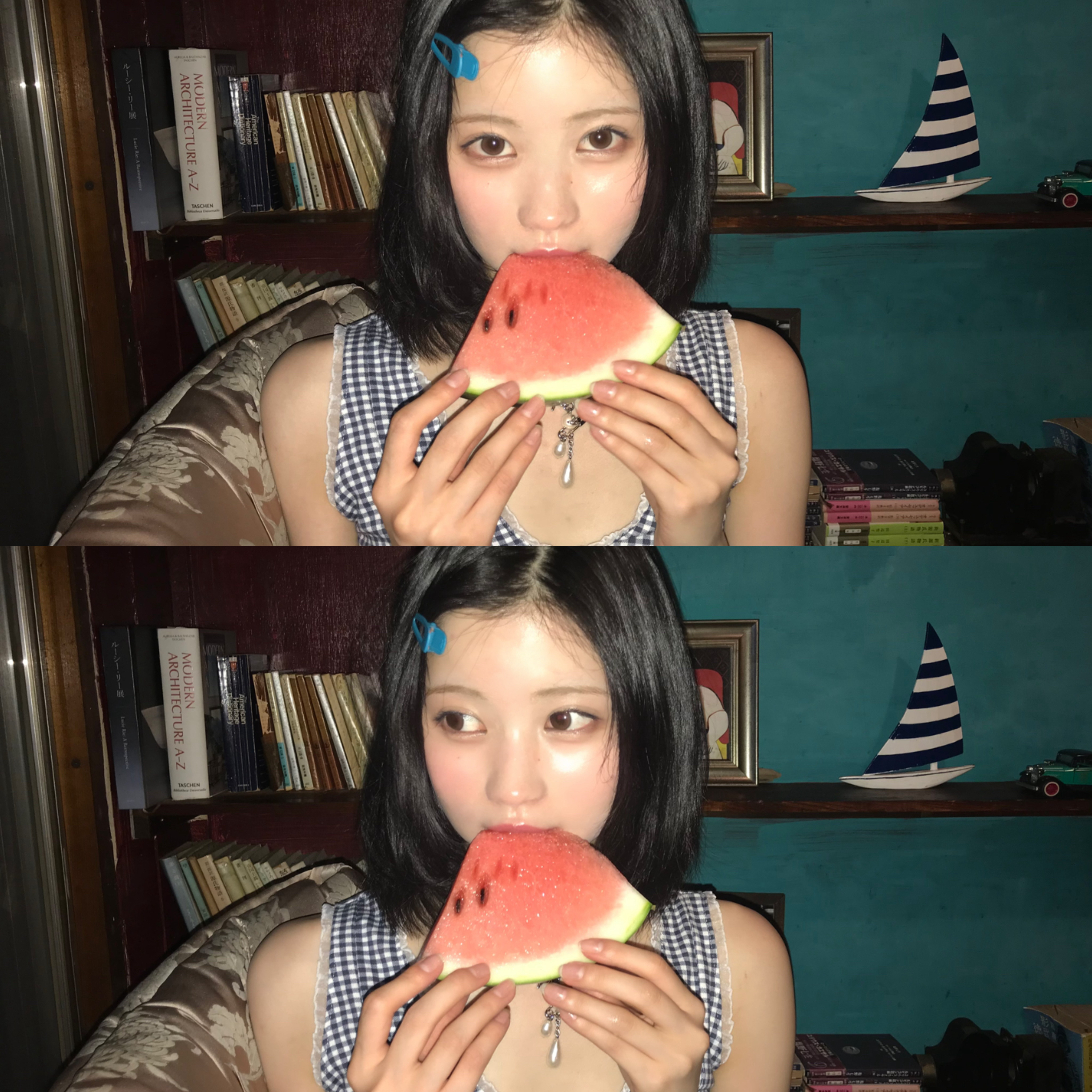 A moment captured by Asa (BABYMONSTER)'s fan