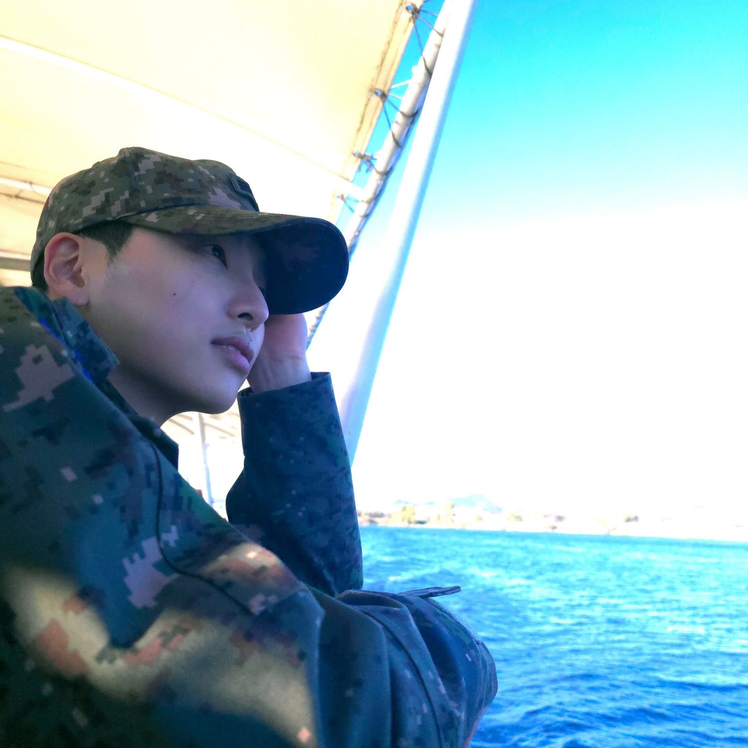 Recent activity shot of Seoho (ONEUS)