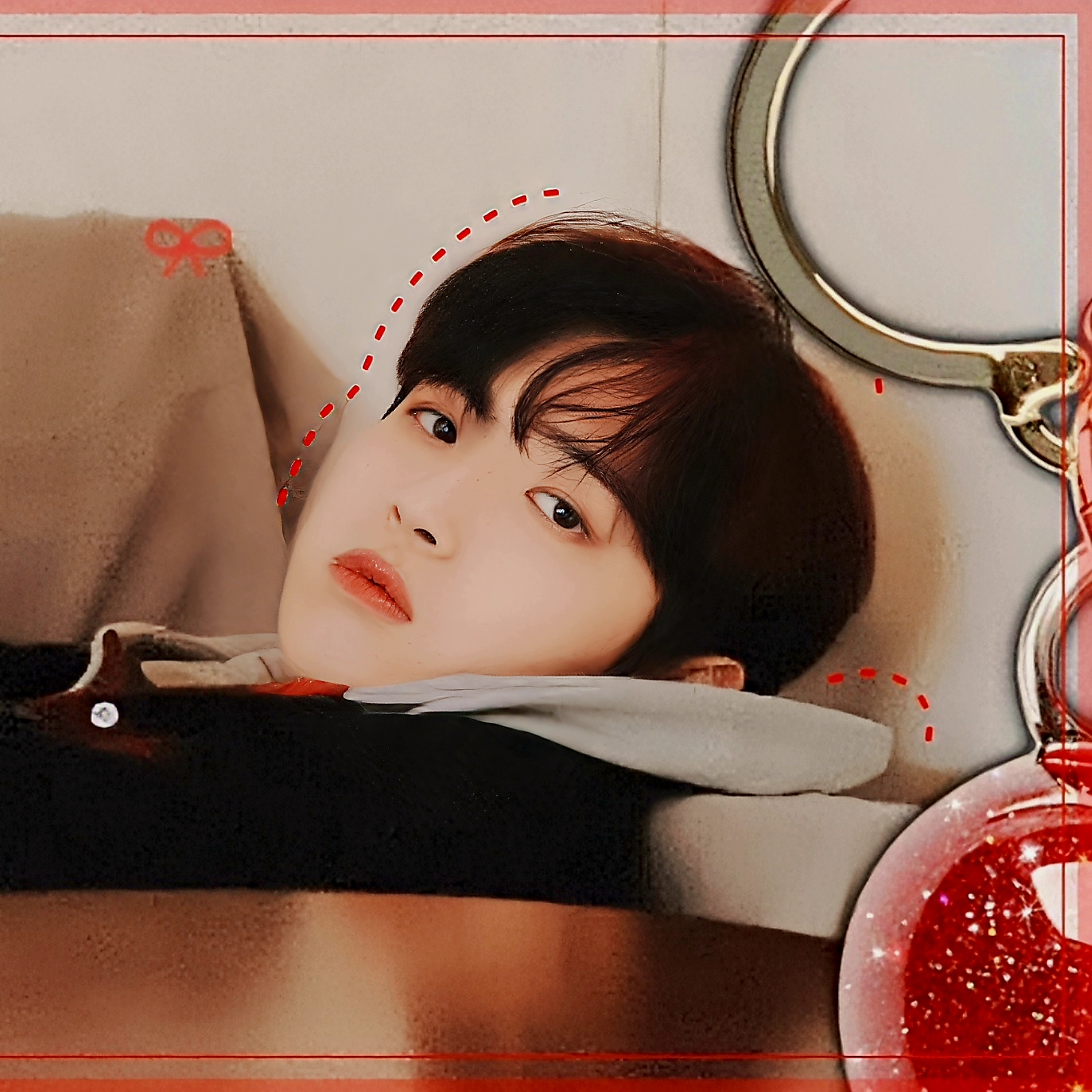 Behind-the-scenes cut of Kim Jaehwan