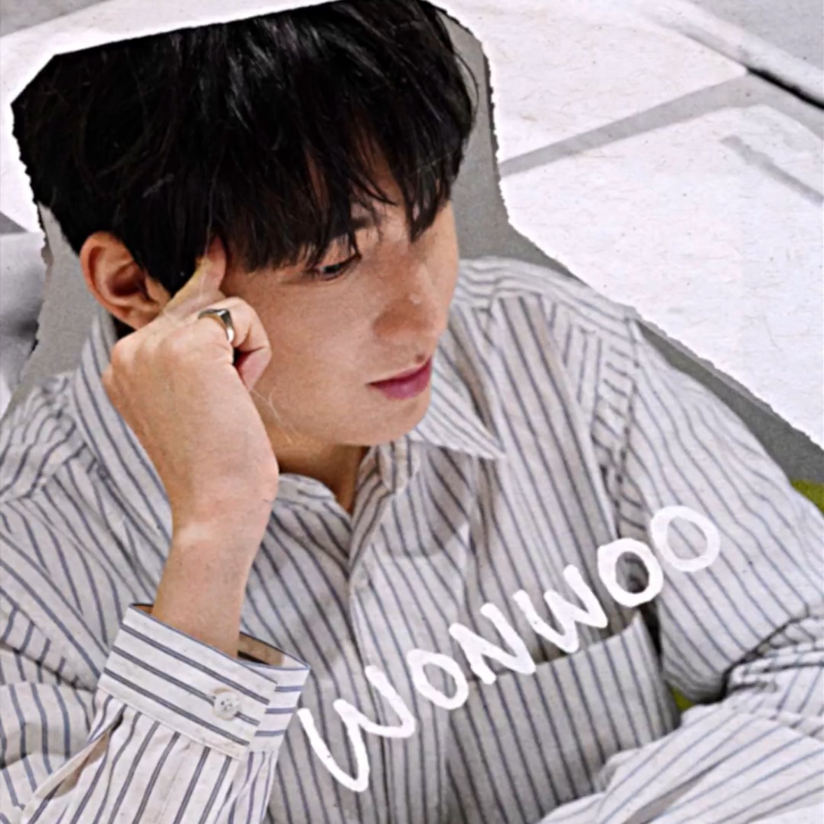Momen yang diabadikan oleh penggemar Wonwoo (SEVENTEEN)