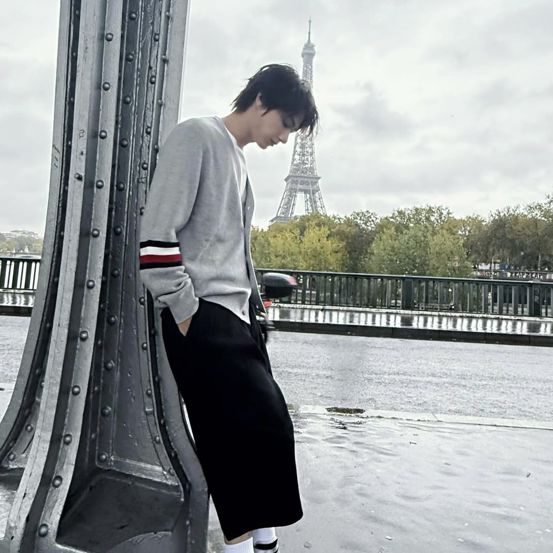 Recent activity shot of Jun (SEVENTEEN)