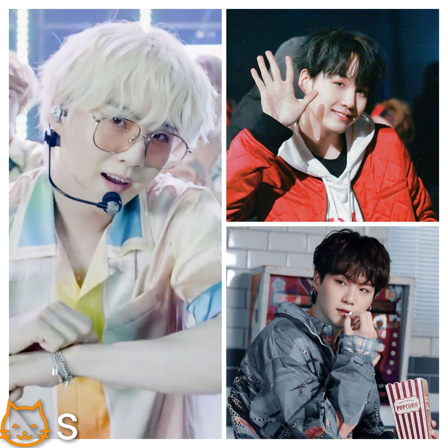 A moment captured by SUGA (BTS)'s fan