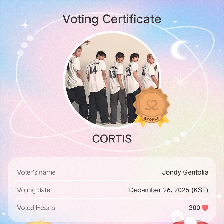 A moment captured by CORTIS's fan