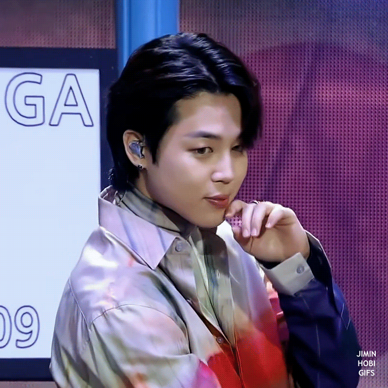 Recent activity shot of Jimin (BTS)