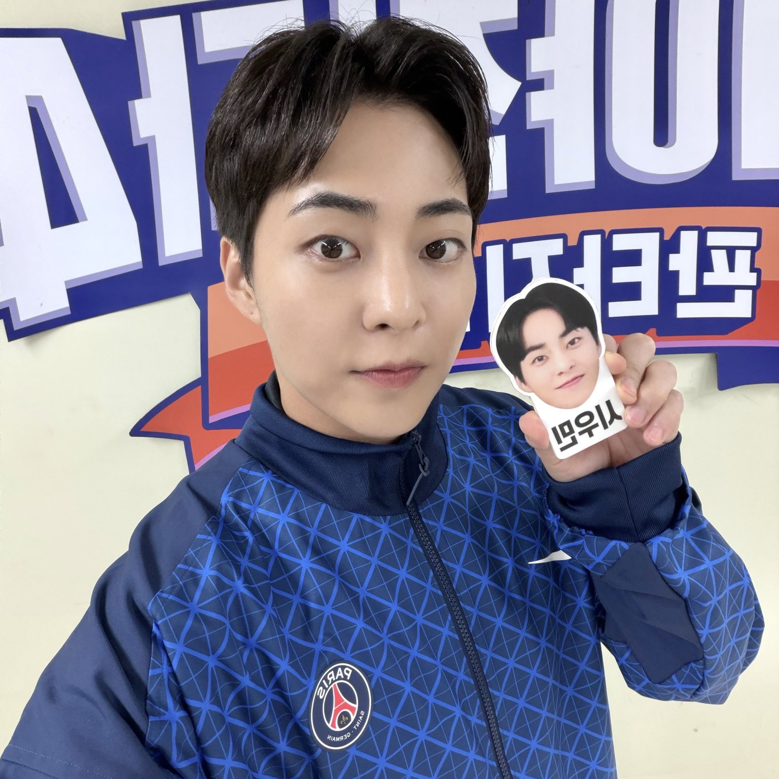 Momen yang diabadikan oleh penggemar Xiumin (EXO)