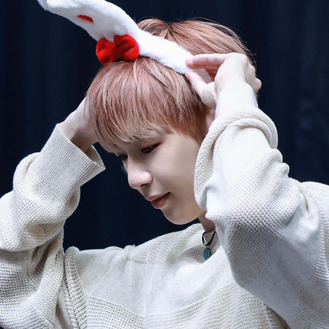 A moment captured by Kang Daniel's fan